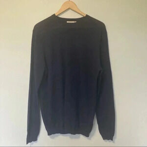 Suitsupply Pure Cabsmere navy 100% cashmere sweater